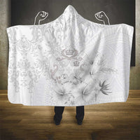 Tonga Faka Sepitema Hooded Blanket Ngatu and Floral Pattern with Blooming Hibiscus LT03 - Polynesian Pride
