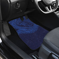 Hawaiian Turtle and Shark Car Mats Kakau Tribal with Polynesian Pattern Blue Color LT03 - Polynesian Pride