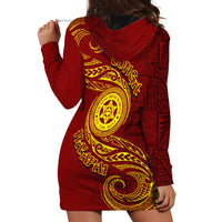 Tonga Ha'apai High School Hoodie Dress Ngatu and Maori Ethnic Tribal Pattern LT03 - Polynesian Pride