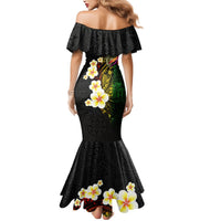 Hawaii Plumeria Mermaid Dress Polynesian Tattoo and Hibiscus LT03 - Polynesian Pride