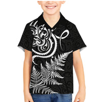 New Zealand Octopus Tattoo and Fern Family Matching Mermaid Dress and Hawaiian Shirt Maori Pattern