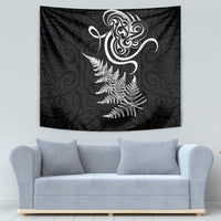 New Zealand Octopus Tattoo and Fern Tapestry Maori Pattern LT03 - Polynesian Pride