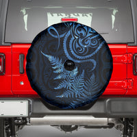 New Zealand Octopus Tattoo and Fern Spare Tire Cover Maori Pattern Matariki Style