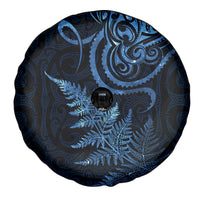 New Zealand Octopus Tattoo and Fern Spare Tire Cover Maori Pattern Matariki Style