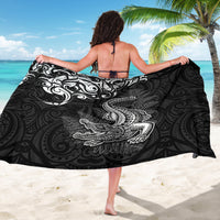 New Zealand Crocodile Tattoo and Fern Sarong Maori Pattern LT03 - Polynesian Pride