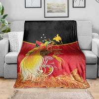 Papua New Guinea Independence Day Blanket Happy Anniversary 50th Bird-of-paradise Melanesian Tattoos - Polynesian Pride