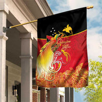 Papua New Guinea Independence Day Garden Flag Happy Anniversary 50th Bird-of-paradise Melanesian Tattoos - Polynesian Pride