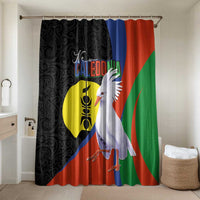 New Caledonia Bathroom Set Kagu Bird and The Seal with Melanesian Culture - Polynesian Pride