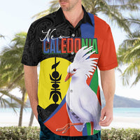 New Caledonia Hawaiian Shirt Kagu Bird and The Seal with Melanesian Culture - Polynesian Pride