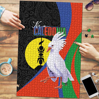 New Caledonia Puzzle Kagu Bird and The Seal with Melanesian Culture - Polynesian Pride