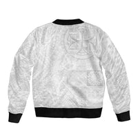 Samoan Culture-Lotu Tamaiti Bomber Jacket Siapo and Polynesian Art Tattoos - Polynesian Pride
