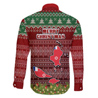 wallis-and-futuna-christmas-family-matching-short-sleeve-bodycon-dress-and-hawaiian-shirt-coat-of-arms-and-map-beautiful-merry-xmas-snowflake