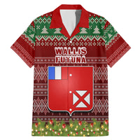 personalised-wallis-and-futuna-christmas-family-matching-mermaid-dress-and-hawaiian-shirt-coat-of-arms-and-map-beautiful-merry-xmas-snowflake