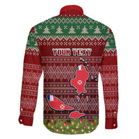 personalised-wallis-and-futuna-christmas-family-matching-summer-maxi-dress-and-hawaiian-shirt-coat-of-arms-and-map-beautiful-merry-xmas-snowflake