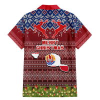 french-polynesia-christmas-family-matching-mermaid-dress-and-hawaiian-shirt-coat-of-arms-and-map-beautiful-merry-xmas-snowflake