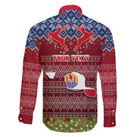 personalised-french-polynesia-christmas-family-matching-tank-maxi-dress-and-hawaiian-shirt-coat-of-arms-and-map-beautiful-merry-xmas-snowflake