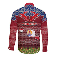 personalised-french-polynesia-christmas-long-sleeve-button-shirt-coat-of-arms-and-map-beautiful-merry-xmas-snowflake