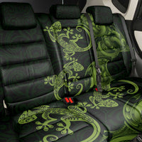 New Zealand Gecko Maori Art Tattoo Back Car Seat Cover LT03 - Polynesian Pride