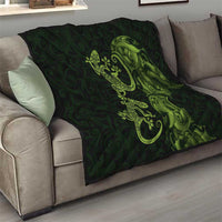 New Zealand Gecko Maori Art Tattoo Quilt LT03 - Polynesian Pride