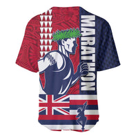 Honolulu Running 2024 Baseball Jersey Marathon Competition Hula Runner and Kakau Art Tattoo LT03 - Polynesian Pride