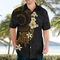 Polynesian Spiral Tribal Tattoo Hawaiian Shirt Golden Color LT03 - Polynesian Pride