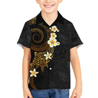Polynesian Spiral Tribal Tattoo Hawaiian Shirt Golden Color LT03 - Polynesian Pride