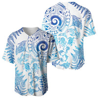 New Zealand Sea Animals Baseball Jersey with Maori Koru Tribal Tattoo and Silver Ferns Galaxy Style