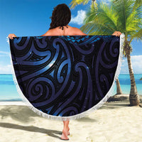 New Zealand New Year-Matariki Beach Blanket Aotearoa Maori Tattoo Galaxy Sky LT03 - Polynesian Pride