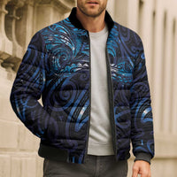 New Zealand New Year-Matariki Bomber Puffer Jacket Aotearoa Maori Tattoo Galaxy Sky