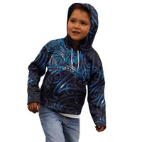 New Zealand New Year-Matariki Kid Hoodie Aotearoa Maori Tattoo Galaxy Sky