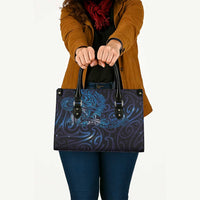 New Zealand New Year-Matariki Leather Bag Aotearoa Maori Tattoo Galaxy Sky