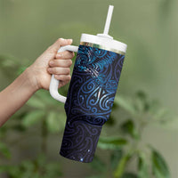 New Zealand New Year-Matariki Tumbler With Handle Aotearoa Maori Tattoo Galaxy Sky LT03 - Polynesian Pride