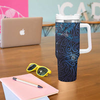 New Zealand New Year-Matariki Tumbler With Handle Aotearoa Maori Tattoo Galaxy Sky LT03 - Polynesian Pride