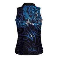 New Zealand New Year-Matariki Women Sleeveless Polo Shirt Aotearoa Maori Tattoo Galaxy Sky