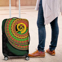 Vanuatu Tribal Tattoo with Namele Leaves Luggage Cover