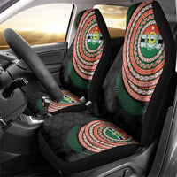 Penama Tribal Tattoo with Namele Leaves Car Seat Cover