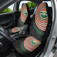 Penama Tribal Tattoo with Namele Leaves Car Seat Cover