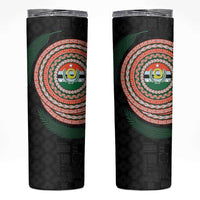 Penama Tribal Tattoo with Namele Leaves Skinny Tumbler
