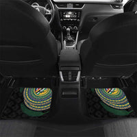 Torba Tribal Tattoo with Namele Leaves Car Mats