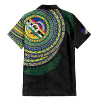 Torba Tribal Tattoo with Namele Leaves Family Matching Mermaid Dress and Hawaiian Shirt