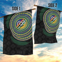 Torba Tribal Tattoo with Namele Leaves Garden Flag