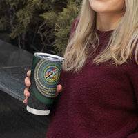 Torba Tribal Tattoo with Namele Leaves Tumbler Cup