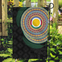 Shefa Tribal Tattoo with Namele Leaves Garden Flag