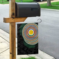 Shefa Tribal Tattoo with Namele Leaves Garden Flag