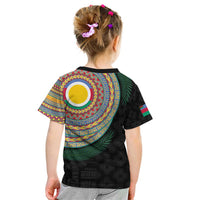 Shefa Tribal Tattoo with Namele Leaves Kid T Shirt LT03 - Polynesian Pride
