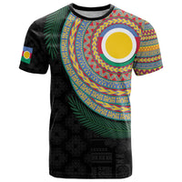 Shefa Tribal Tattoo with Namele Leaves T Shirt LT03 Black - Polynesian Pride