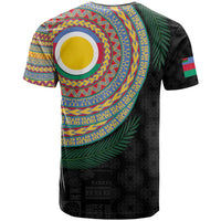 Shefa Tribal Tattoo with Namele Leaves T Shirt LT03 - Polynesian Pride
