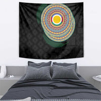 Shefa Tribal Tattoo with Namele Leaves Tapestry LT03 - Polynesian Pride