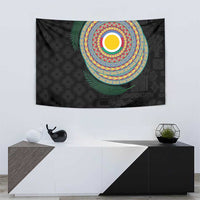 Shefa Tribal Tattoo with Namele Leaves Tapestry LT03 - Polynesian Pride