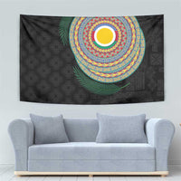 Shefa Tribal Tattoo with Namele Leaves Tapestry LT03 - Polynesian Pride